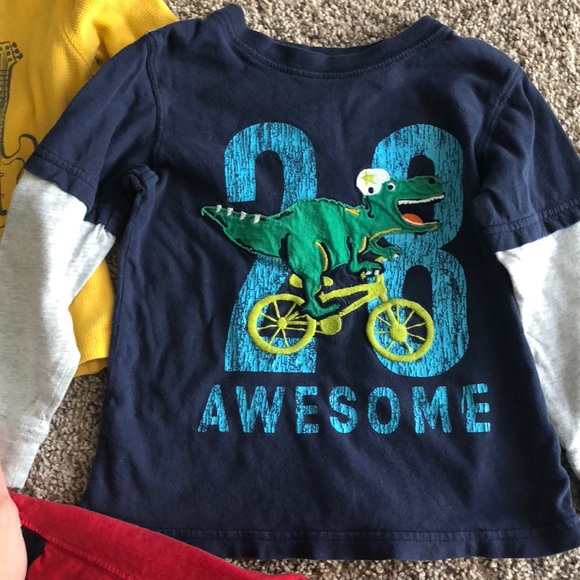 6 3T long sleeve tee/sweater bundle - Picture 4 of 6